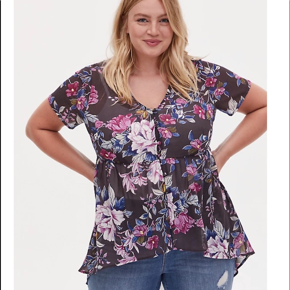 Torrid Babydoll Tunic